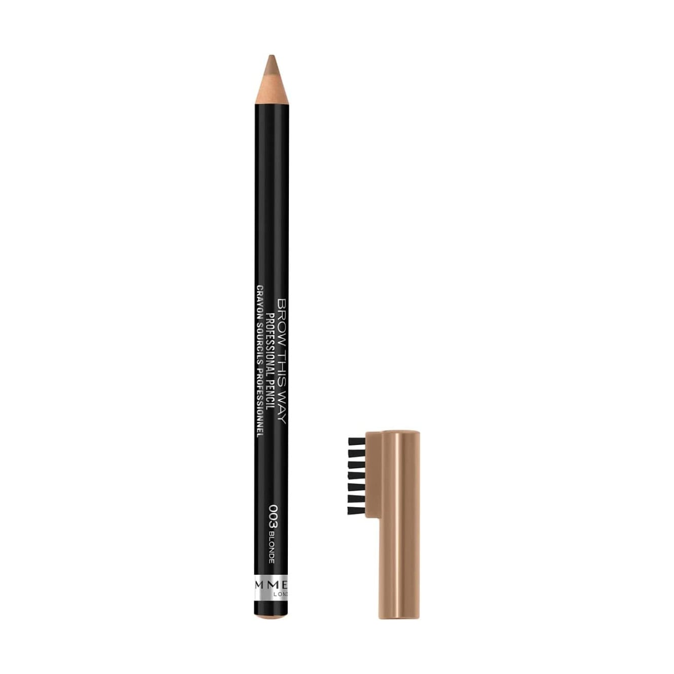 Олівець для брів Rimmel Brow This Way Professional Pencil зі щіточкою 03 Blonde, 1.4 г
